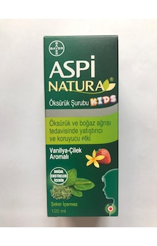 AspiNatura Kids Vanilya Çilek Aromalı Öksürük Şurubu 120 Ml AspiNatura Kids Vanilya Çilek Aromalı Öksürük Şurubu 120 Ml