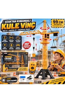 Uzaktan Kumandalı 99 Cm Şarjlı Kule Vinç Işıklı, Hareketli İnşaat Vinç Oyuncağı Uzaktan Kumandalı 99 Cm Şarjlı Kule Vinç Işıklı, Hareketli İnşaat Vinç Oyuncağı