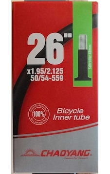 CHAOYANG 26x1.95/2.125 50/54-559 AV 48MM OTO SİBOP İÇ LASTİK CHAOYANG 26x1.95/2.125 50/54-559 AV 48MM OTO SİBOP İÇ LASTİK