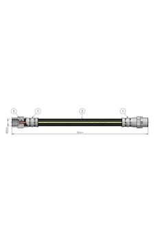 Cavo Fren Hortumu Arka Bmw E81 E82 E87 E88 E90 E91 E92 E93 E84 C900-330a 34306798523 Cavo Fren Hortumu Arka Bmw E81 E82 E87 E88 E90 E91 E92 E93 E84 C900-330a 34306798523