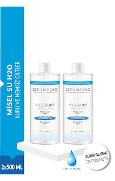 Dermedic Hydrain3 Misel Su H2o 2 x 500 ML Dermedic Hydrain3 Misel Su H2o 2 x 500 ML
