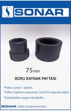 Plastik Boru Kaynak Paftası.Lokma 75 Mm