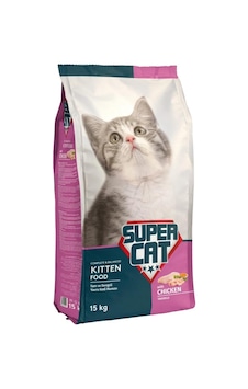 Super Cat Tavuklu Yavru Kedi Maması 15 KG Super Cat Tavuklu Yavru Kedi Maması 15 KG