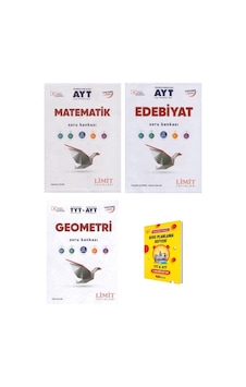 Limit Ayt Matematik Edebiyat Ve Geometri Soru Bankası 3lü Set + Planlama Defteri Limit Ayt Matematik Edebiyat Ve Geometri Soru Bankası 3lü Set + Planlama Defteri