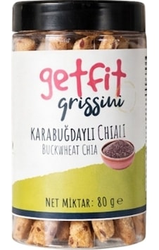 Getfit Karabuğdaylı Chialı Grissini 80 Gr Getfit Karabuğdaylı Chialı Grissini 80 Gr
