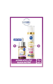 Luminous630 Aydınlatıcı Ve Leke Karşıtı Cilt Bakım Seti, Spf50 Yüz Güneş Kremi 40ml, Serum 15ml