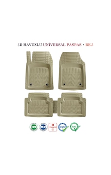 Hyundai Bayon 2021 Sonrası Uyumlu 3d Havuzlu Paspas Takımı Pro Bej Hyundai Bayon 2021 Sonrası Uyumlu 3d Havuzlu Paspas Takımı Pro Bej