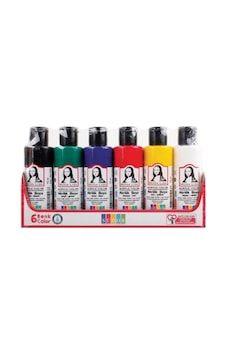 Mona Lisa Akrilik Boya 6 Renk X 70 Ml Şişe Kırmızı Mona Lisa Akrilik Boya 6 Renk X 70 Ml Şişe Kırmızı