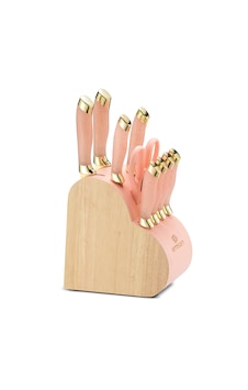 Emsan Pinkes 10 Parça Bıçak Seti Pembe Emsan Pinkes 10 Parça Bıçak Seti Pembe