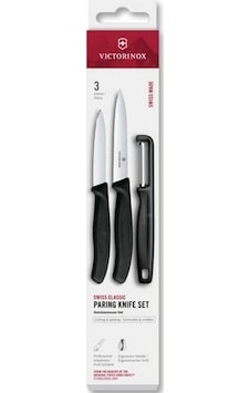 Victorinox 6.7113.33 Swiss Classic 3lü Bıçak Ve Soyacak Set, Siyah Renkli Victorinox 6.7113.33 Swiss Classic 3lü Bıçak Ve Soyacak Set, Siyah Renkli