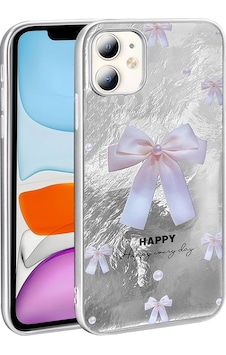 Apple Uyumlu iPhone 11 Kılıf Desenli Zore Mep Kapak İncili Fiyonk Apple Uyumlu iPhone 11 Kılıf Desenli Zore Mep Kapak İncili Fiyonk