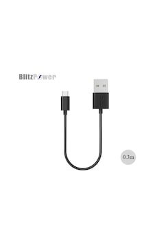 Kısa Usb Type-c Data Kablosu 0,3 Metre