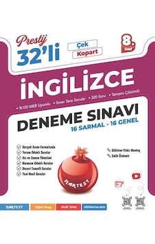 8. Sınıf Prestij İngilizce 32 Deneme Sınavı 8. Sınıf Prestij İngilizce 32 Deneme Sınavı