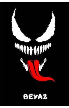 Venom Sticker Araba, Motorsiklet, Kask, Laptop, Cam Sticker 20x10 Cm Venom Sticker Araba, Motorsiklet, Kask, Laptop, Cam Sticker 20x10 Cm