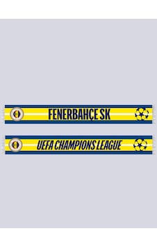 Fenerbahçe Sarı Lacivert Şampiyonlar Ligi Çizgili Unisex Şal Sarı-lacıvert Fenerbahçe Sarı Lacivert Şampiyonlar Ligi Çizgili Unisex Şal Sarı-lacıvert