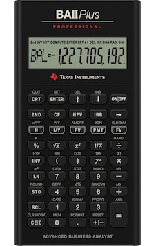 Texas Instruments BA II Plus Professional Finansal 10 Hane Hesap Makinesi Texas Instruments BA II Plus Professional Finansal 10 Hane Hesap Makinesi