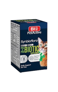 Bio Petactive Synbioflora Kediler İçin Probiotic Sindirim Sistemini Destekleyen 60 Tablet 30 G Bio Petactive Synbioflora Kediler İçin Probiotic Sindirim Sistemini Destekleyen 60 Tablet 30 G