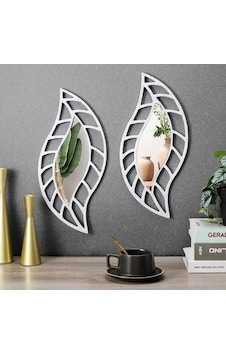 2'li Set Kırılmaz Pleksi Dekoratif Duvar Aynası - 20x35 Cm Yaprak Formlu 1. Sınıf Akrilik Ayna Diğer 2'li Set Kırılmaz Pleksi Dekoratif Duvar Aynası - 20x35 Cm Yaprak Formlu 1. Sınıf Akrilik Ayna Diğer