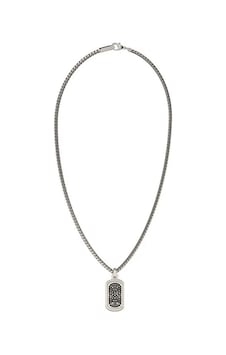 Guess Jewel Jgujumn05017jwstbktu Erkek Kolye Metalik Gri Guess Jewel Jgujumn05017jwstbktu Erkek Kolye Metalik Gri