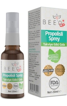 Bee'O Up Propolisli Ballı Boğaz Spreyi 20 ML Bee'O Up Propolisli Ballı Boğaz Spreyi 20 ML