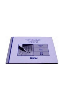 Tediye Makbuzu 140 190 Mm, 50x2 Nüsha, Otokopili 2li Set