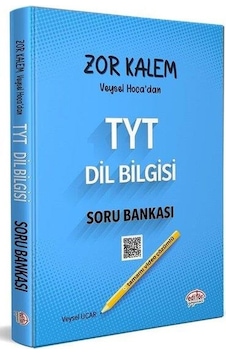Tyt Dil Bilgisi Soru Bankası Zor Kalem - Editör Yayınları Tyt Dil Bilgisi Soru Bankası Zor Kalem - Editör Yayınları