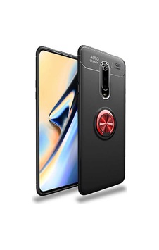 Xiaomi Mi 9t Kılıf Zore Ravel Silikon Kapak Siyah-Kırmızı