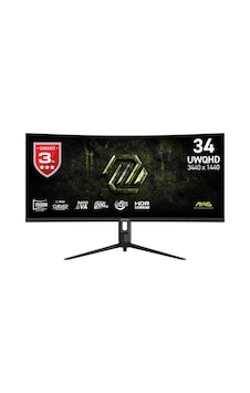 Msı Mag 342cqrf E20 34 3440x1440 Uwqhd 200hz 0.5ms Curve 1500r Hdmı Dp Rj45 Hdr Ready Amd Freesync Premium Rapid Va Gaming Monitör Msı Mag 342cqrf E20 34 3440x1440 Uwqhd 200hz 0.5ms Curve 1500r Hdmı Dp Rj45 Hdr Ready Amd Freesync Premium Rapid Va Gaming Monitör
