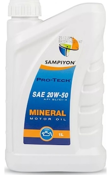Şampiyon Pro-Tech 20W-50 Mineral Motor Yağı 1 L Şampiyon Pro-Tech 20W-50 Mineral Motor Yağı 1 L