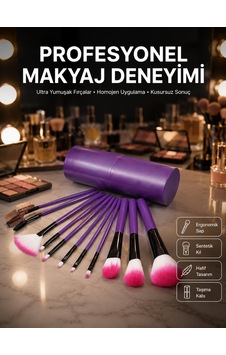 12 Parça Profesyonel Makyaj Fırçası Far Fırçası Allık Fırçası Yumuşak Kıllı 59811238 12 Parça Profesyonel Makyaj Fırçası Far Fırçası Allık Fırçası Yumuşak Kıllı 59811238
