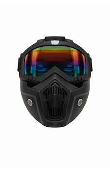 Jet Maske Mavi Renk Camlı Siyah - Mavi Jet Maske Mavi Renk Camlı Siyah - Mavi