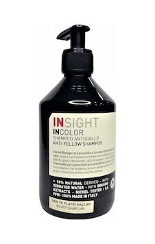 Insight Incolor Yellow Sarı ve Platin Saçlar için Silver Şampuan 400 ML Insight Incolor Yellow Sarı ve Platin Saçlar için Silver Şampuan 400 ML