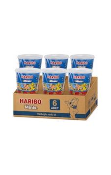 Haribo Minis 1 Gr X 100 Adet X 6 Adet-385 Haribo Minis 1 Gr X 100 Adet X 6 Adet-385