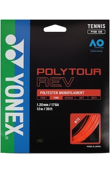 Yonex Poly Tour Rev 1.20 12m Turuncu Tenis Kordajı Yonex Poly Tour Rev 1.20 12m Turuncu Tenis Kordajı