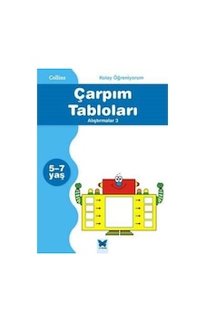 Kolay Öğreniyorum-Çarpım Tabloları Alıştırmalar 3 (5-7 Yaş) - Peter Clarke - Mavi Kelebek Kolay Öğreniyorum-Çarpım Tabloları Alıştırmalar 3 (5-7 Yaş) - Peter Clarke - Mavi Kelebek