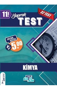 11. Sınıf Kimya 32 Yaprak Test Tümler Yayınları