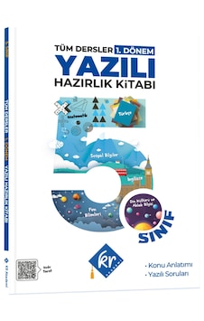 5. Sınıf Tüm Dersler 1. Dönem Yazılı Hazırlık Kitabı Kr Akademi Yayınları
