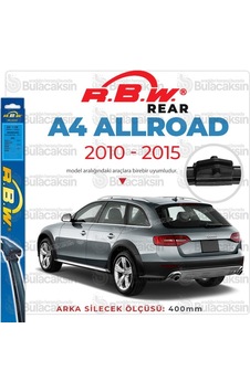 Rbw Audi A4 Allroad 2010 - 2015 Arka Silecek