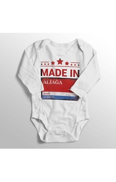 İmaj Tuğbababy Unisex Bebek Beyaz Izmir Aliağa Sokak Tabelası Baskılı Zıbın Beyaz İmaj Tuğbababy Unisex Bebek Beyaz Izmir Aliağa Sokak Tabelası Baskılı Zıbın Beyaz