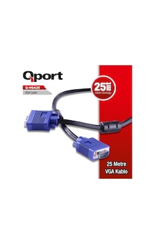 Qport Q-Vga25 25Mt Vga Kablo Qport Q-Vga25 25Mt Vga Kablo