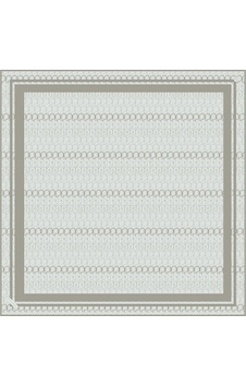 Poanes Monogram Desenli Twill İpek Eşarp Açık Pembe - Pembe Poanes Monogram Desenli Twill İpek Eşarp Açık Pembe - Pembe