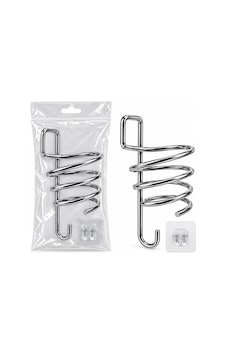Krt Fön Makinesi Askısı Krom Metal Yapışkan Tasarım