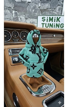 Lv Desen Otomobil Polar Vites Topuzu Kılıfı Hoodie Vites Topuz Polar Sweat Siyah Beyaz Lv Desen Otomobil Polar Vites Topuzu Kılıfı Hoodie Vites Topuz Polar Sweat Siyah Beyaz