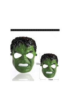 Yeşil Renk Süper Kahraman Dev Adam Hulk Maskesi Pop Yeşil Renk Süper Kahraman Dev Adam Hulk Maskesi Pop