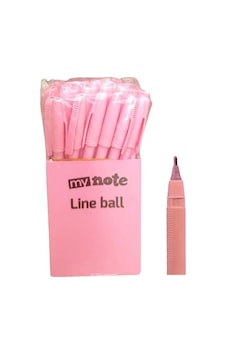 Mynote Line Ball 50'li Pp Kutu Pastel Pembe Pembe Mynote Line Ball 50'li Pp Kutu Pastel Pembe Pembe
