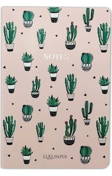 Kaktüs Pembe Notebook - Defter Kaktüs Pembe Notebook - Defter