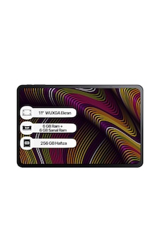 Tcl 11 Gen2, 11 İnç Wuxga Ekran, 6gb Ram + 6gb Sanal Ram, 256gb Hafıza, Tablet Bilgisayar Sku: Mırstk2f657ef718