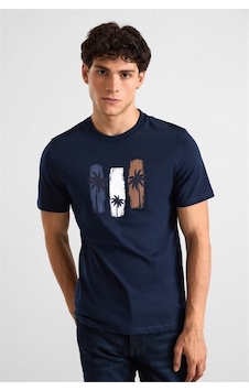 Süvari Lacivert Regular Düz Baskılı Örme Bisiklet Yaka Tişört Ts1014000430-m09 Süvari Lacivert Regular Düz Baskılı Örme Bisiklet Yaka Tişört Ts1014000430-m09