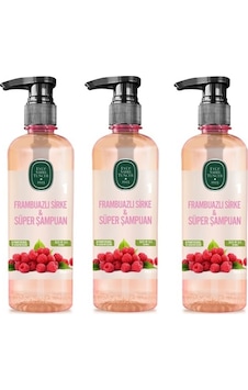 Eyüp Sabri Tuncer Frambuazlı Sirke & Süper Şampuan 500ml X3 Tüm Saçlar