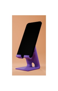 Masaüstü Telefon Tutacağı Telefon Standı Renkli Akrobat Mor Belirtilmemiş Torpido Üstü Plastik Tr Mor